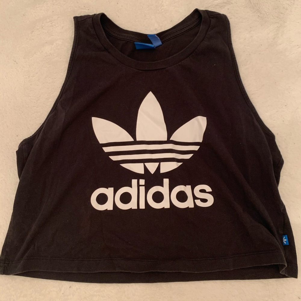 Adidas cropped tank top